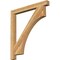 Ekena Millwork Westlake Block Rough Sawn Bracket, Western Red Cedar, 4"W x 44"D x 48"H BKT04X44X48WTL05RWR - alternate 1